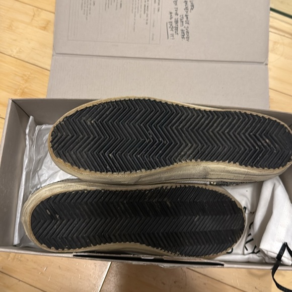 Golden Goose Slide Double Quarter Silver / White / Marble - Picture 11 of 11